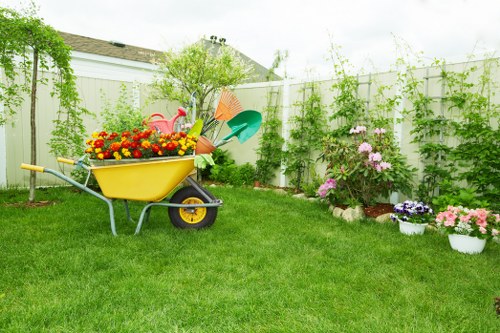 Local garden build work in a Clapham residential outdoor space